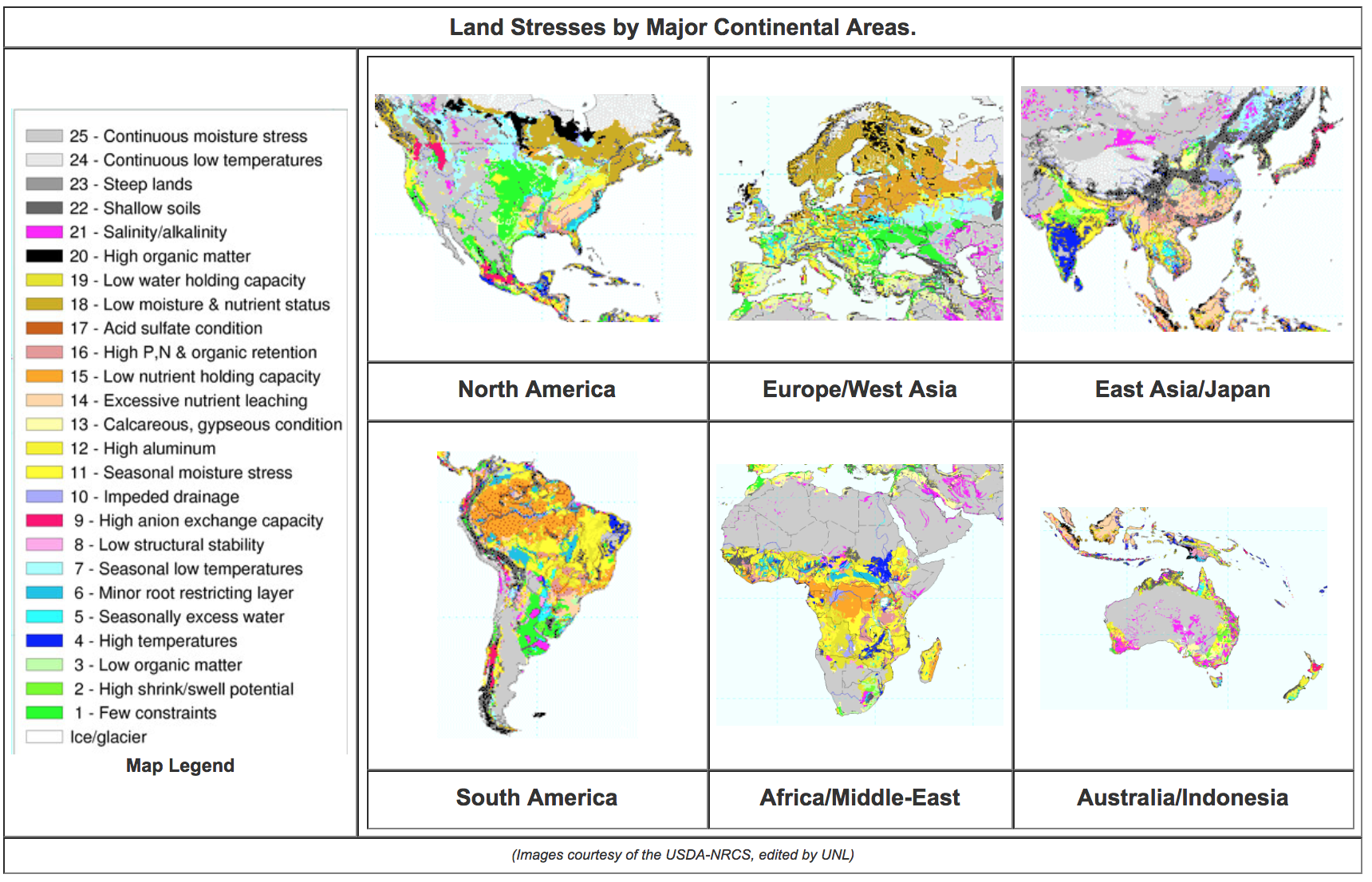 natural resources map of asia