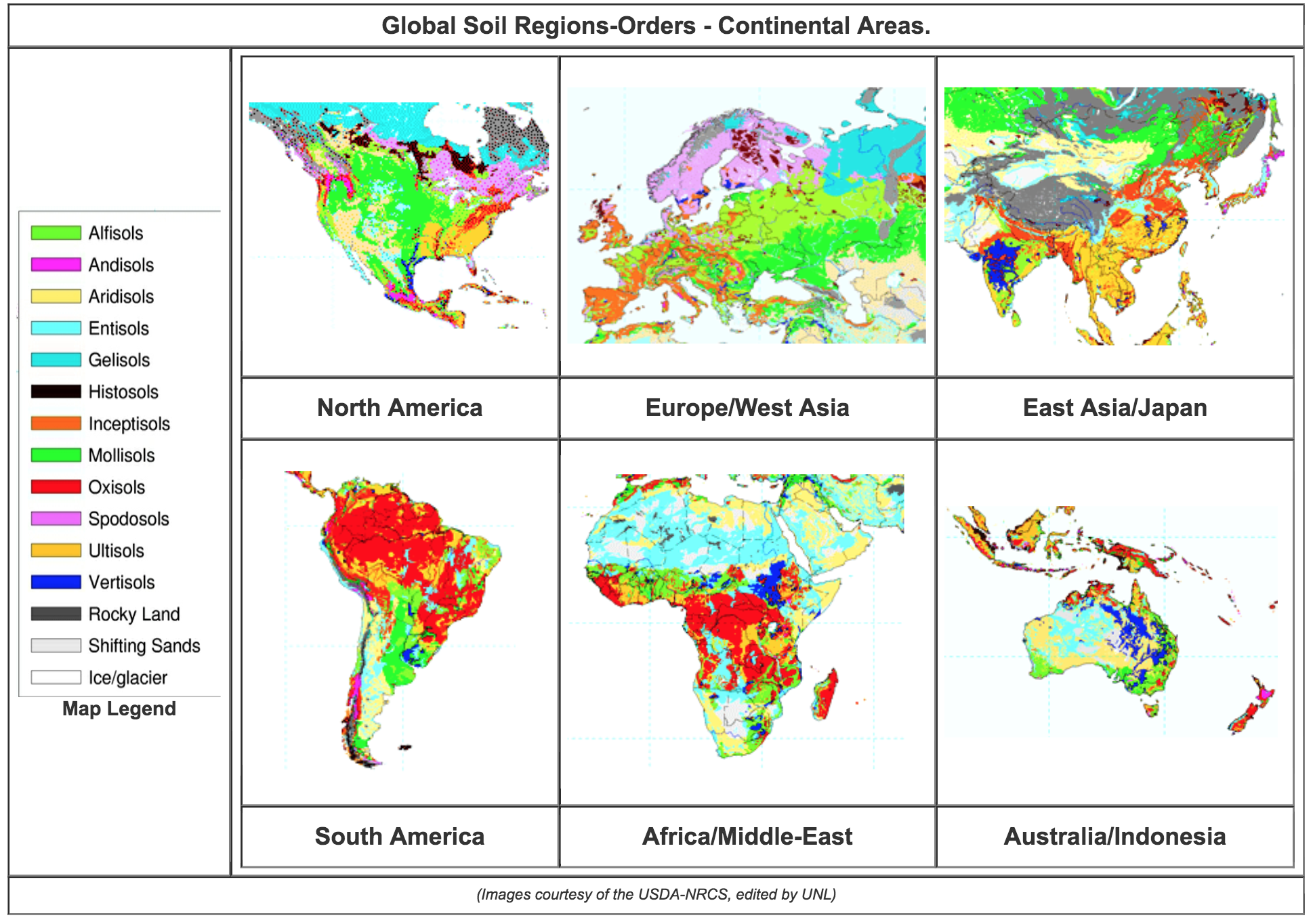 Dominant Soil Orders Map 6.4 - Soil Orders | Soil Genesis And Development, Lesson 6 - Global Soil  Resources And Distribution - Passel