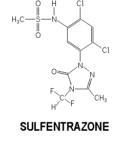 sulfentrazone chemical structure